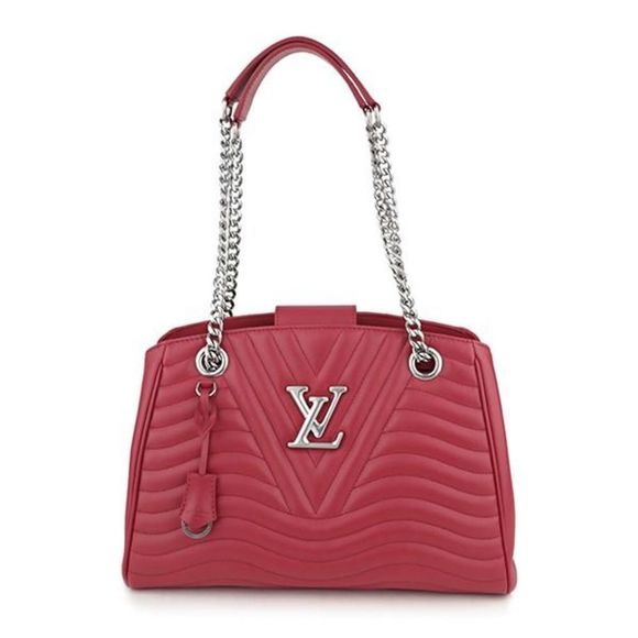 Louis Vuitton Lockme Chain Shoulder Bag Scarlet Red - Picture 1 of 8